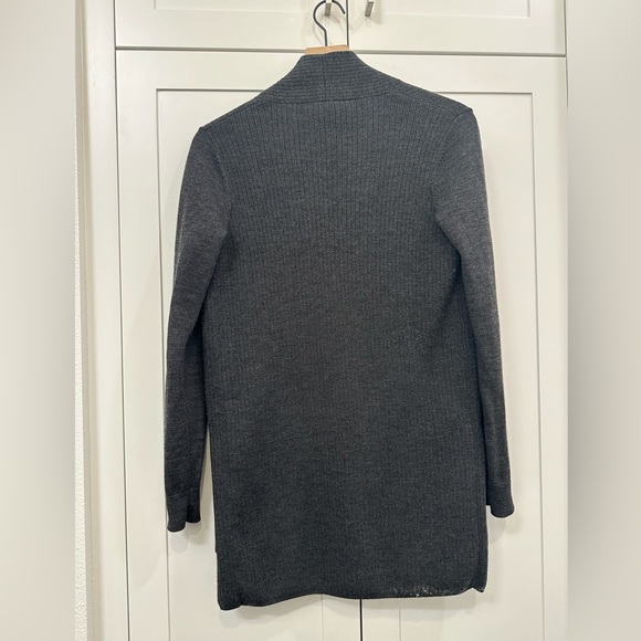 Theory Open Front Cardigan in Wool - Picture 5 of 7